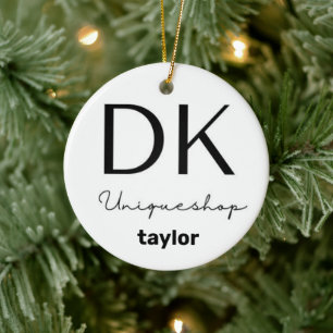  Personalized  Ceramic Ornament