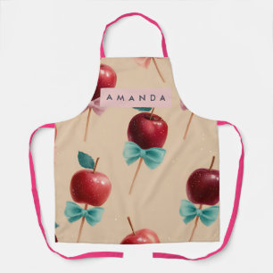 Personalized Charming Candy Apple Pattern Apron