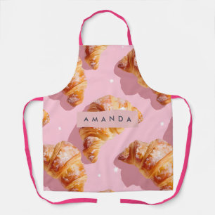 Personalized Charming Croissant Delight Apron