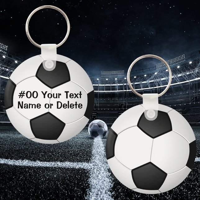 Personalized Cheap Soccer Gifts for Girls & Boys Key Ring (Cheap Soccer Team Gifts. Soccer Party Favors for your End of Soccer Season Party. Soccer Keychains.)