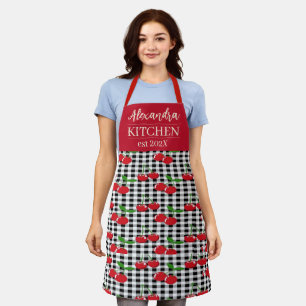 Personalized Cherry Kitchen Apron