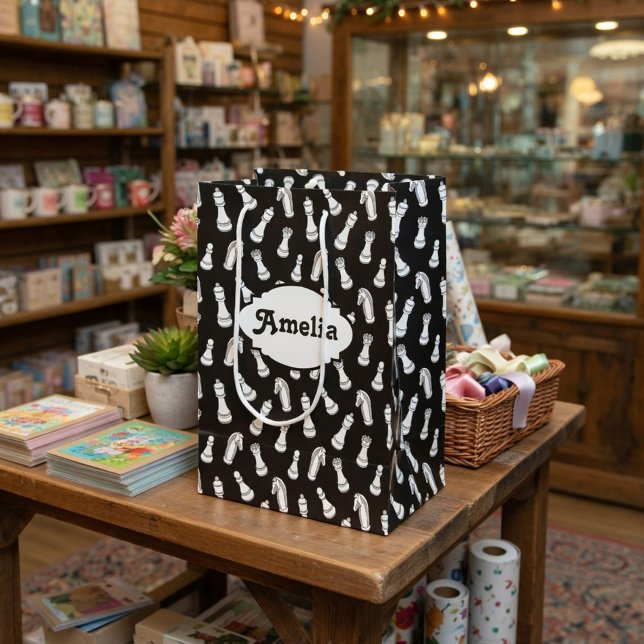 Personalized Chess Pieces Gift Bag (Creator Uploaded)