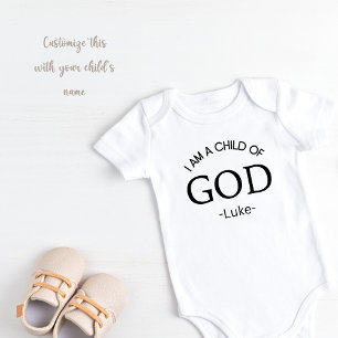 Personalized Child of God  Baby Bodysuit