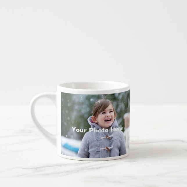 Personalized Child Photo Espresso Mug (Left)