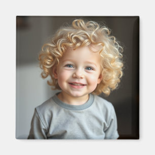 Personalized Child's Photo Refrigerator  Magnet
