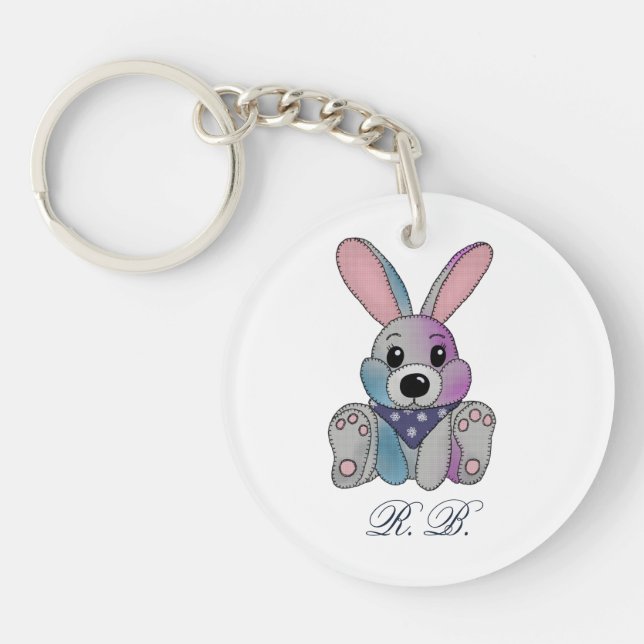 personalized chops with cloth key ring (Front)