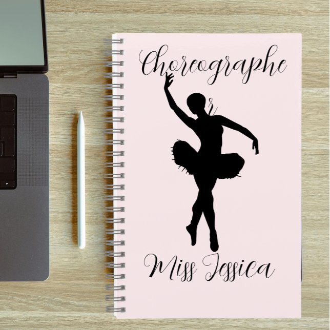 Personalized choreographer Teacher appreciation  Notebook (Creator Uploaded)