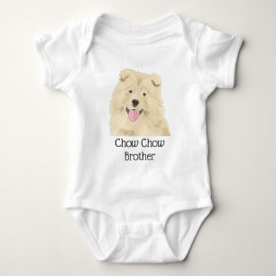 Personalized Chow Chow Dog Baby Bodysuit
