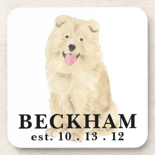 Personalized Chow Chow Dog Coaster