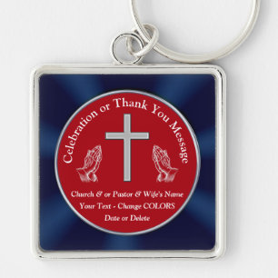 Personalized Christian Appreciation Gifts, Church Key Ring