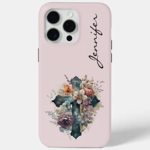 Personalized Christian Cross  iPhone Phone Case