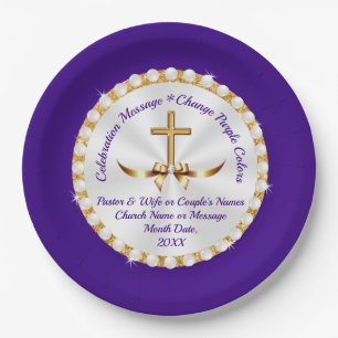 Personalized, Christian Paper Plates, ANY Occasion Plate