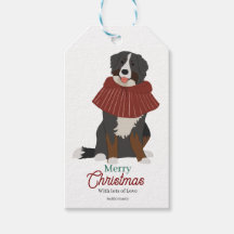 Personalized Christmas Bernese Mountain Dog