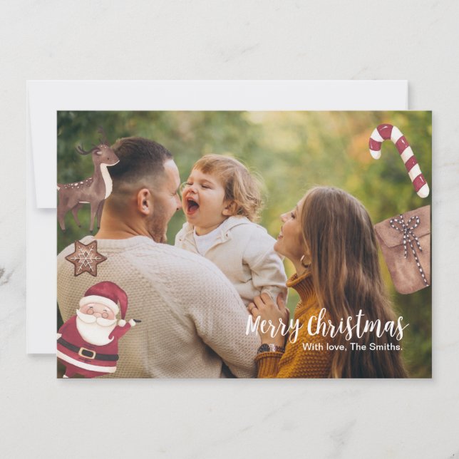 Personalized Christmas card  (Front)