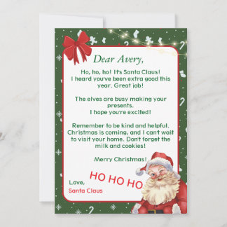 Personalized Christmas Card for a Unique Holiday 
