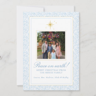 Personalized Christmas Card with Family Photo