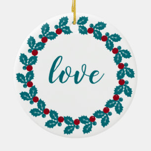 Personalized Christmas Ceramic Ornament