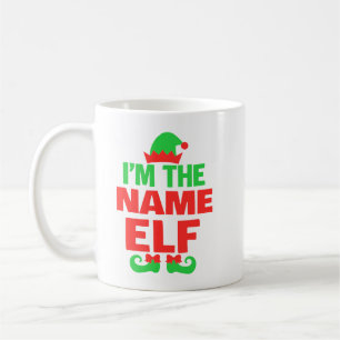 Personalized Christmas Elf Coffee Mug