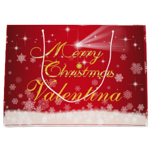 personalized Christmas gift bag