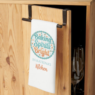 Personalized Christmas Kitchen Towels