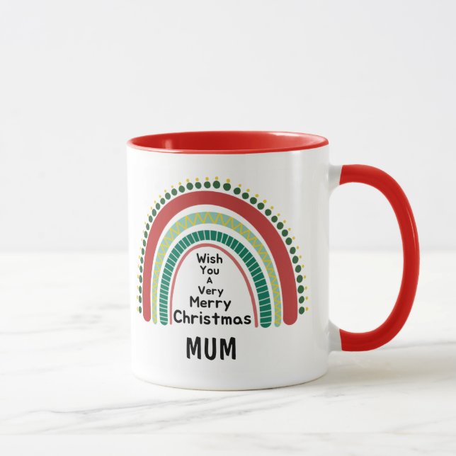 Personalized Christmas Mug  (Right)