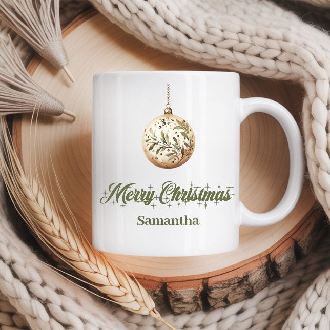 Personalized Christmas Mug Nordic Script Name (Personalized Christmas Mug Nordic Script Name)