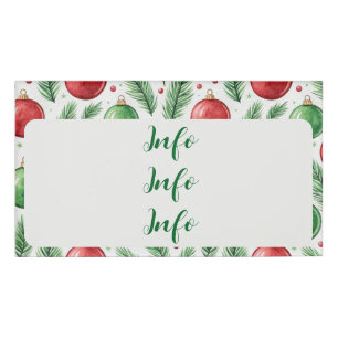 Personalized Christmas Name Tag