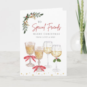 Personalized Christmas Special Friends Holiday Card