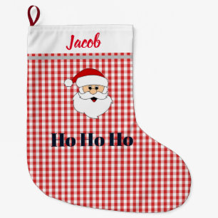 Personalized Christmas Stocking - Santa Ho Ho Ho