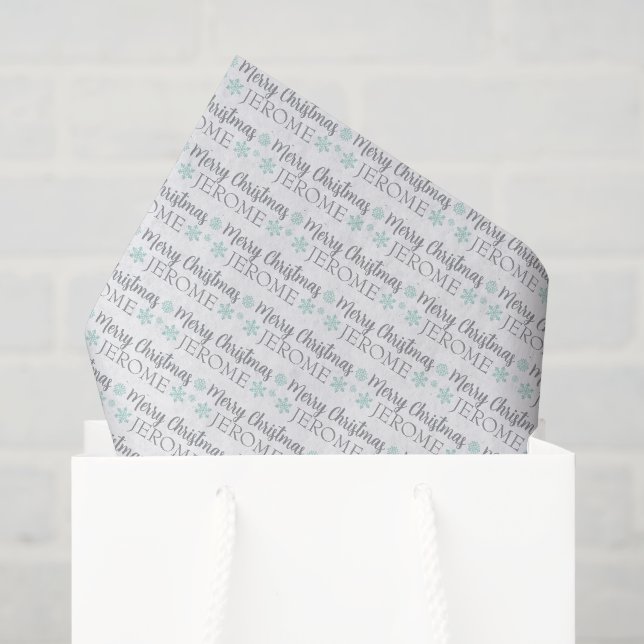 Personalized Christmas Tissue Paper (Gift Bag)