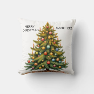 Personalized Christmas Tree Cushion