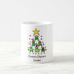Personalized Christmas Tree Kids Coffee Mug