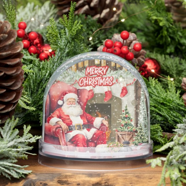 Personalized Christmas  with Family Photo and Name Snowglobe (Creator Uploaded)