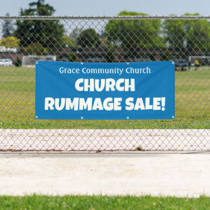 Personalized Church Rummage Sale! Banner