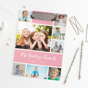 Personalized Class Photo Collage Teacher Clipboard