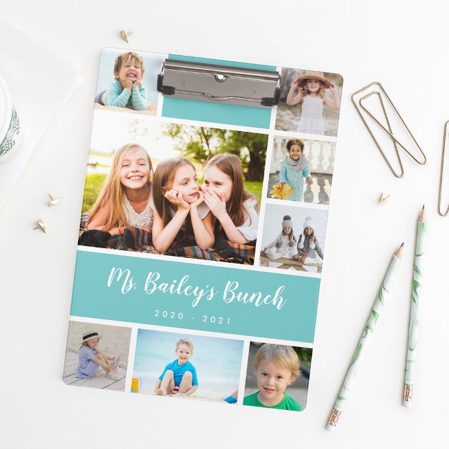 Personalized Class Photo Collage Teacher Clipboard (Creator Uploaded)