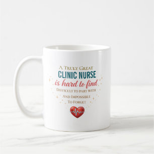 Personalized Clinic Nurse Appreciation Quote Coffee Mug