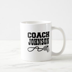 Personalized Coach Whistle T Shirt Coffee Mug