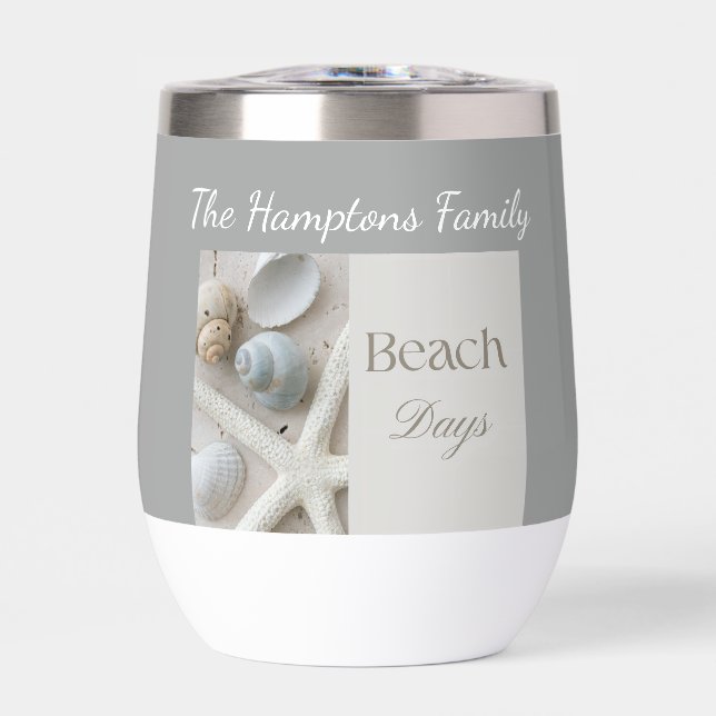 Personalized Coastal Seashell Gift for Beach House (Front)