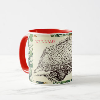 PERSONALIZED COFFEE CUP WITH HEDGEHOG