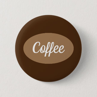Personalized coffee in white Button