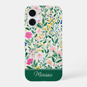 Personalized Colorful Floral Garden Phone Case