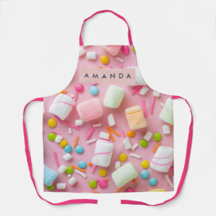 Personalized Colorful Marshmallow Sprinkle Apron