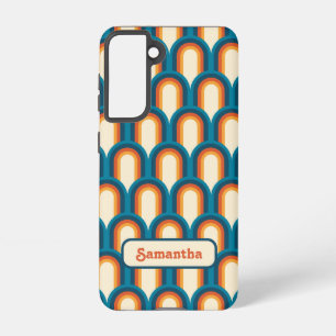 Personalized Colorful Retro Arch Rainbow Pattern Samsung Galaxy Case
