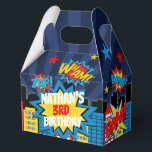 Personalized Comic Book Hero Party Boxes<br><div class="desc">Transform your child's birthday into an epic adventure with our Ultimate Comic Book Themed Party Box! Packed with everything you need to create a heroic atmosphere,  this party box is designed to delight young fans of comic book adventures.</div>