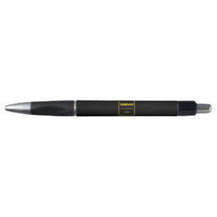 Personalized Company Black Modern Custom Business