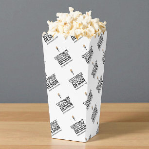 Personalized Company Branded Custom Popcorn Favour Box
