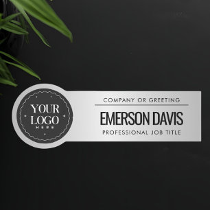 Personalized Company Logo Custom Business Name Tag