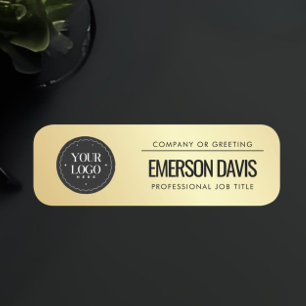 Personalized Company Logo Custom Business Name Tag