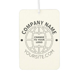 PERSONALIZED COMPANY LOGO WEB ADDRESS CAR AIR FRESHENER